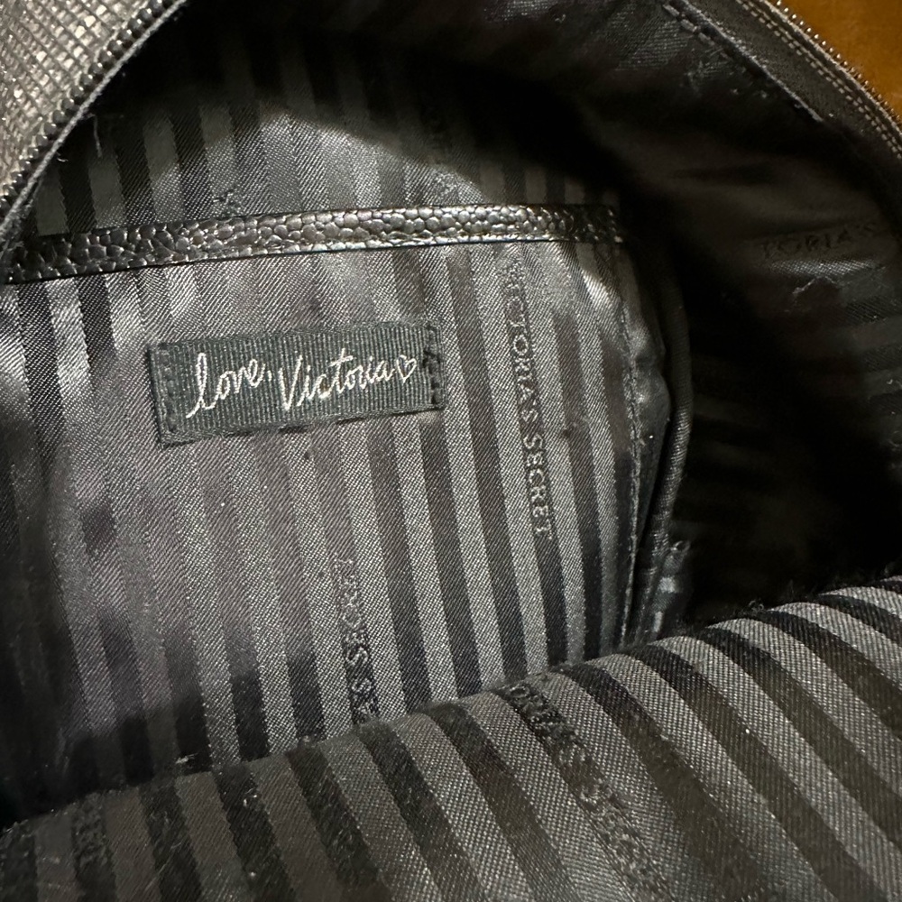 Victoria's Secret Black and Silver Backpack - Picture 8 of 9